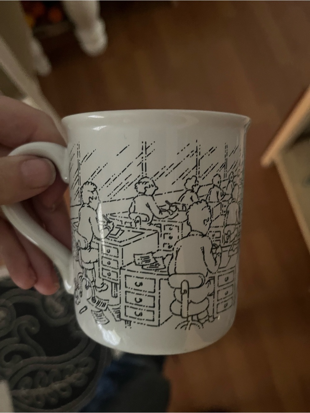 Vintage 1986 Hallmark Mug Mates, Relax, There’s a Woman on the Job